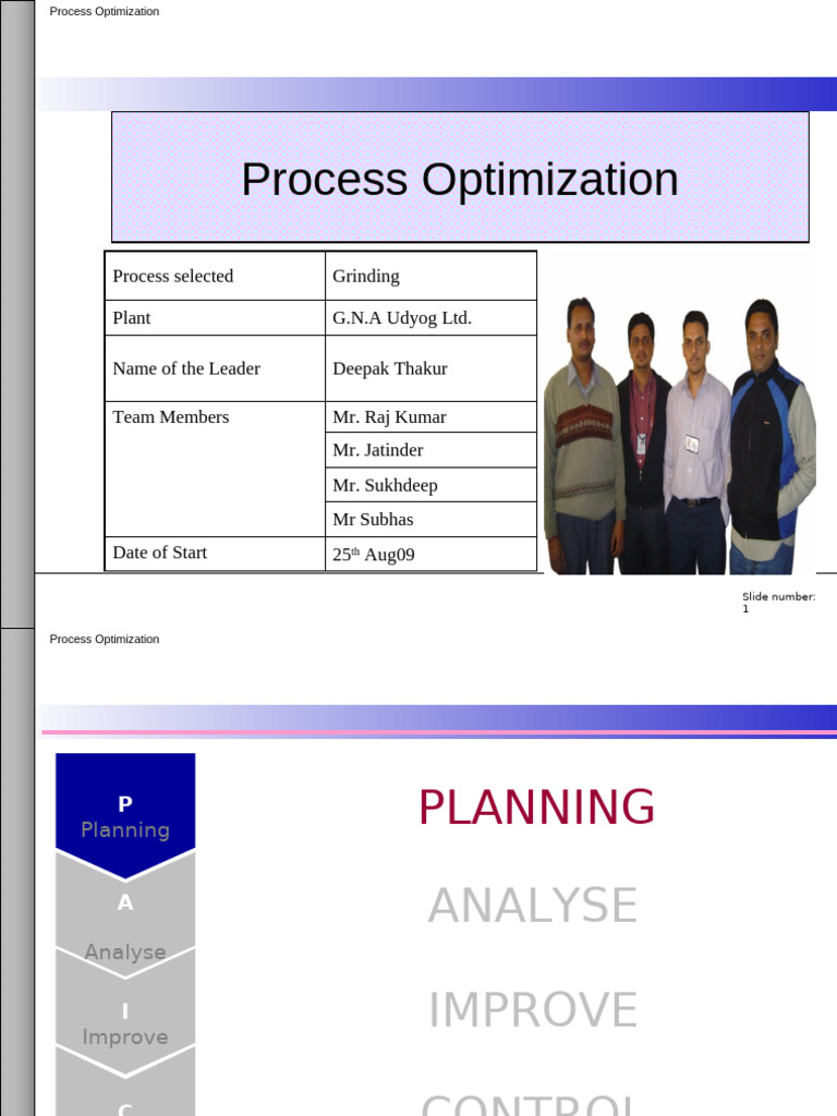 Process Optimization Grinding Process Pdf Mathematical