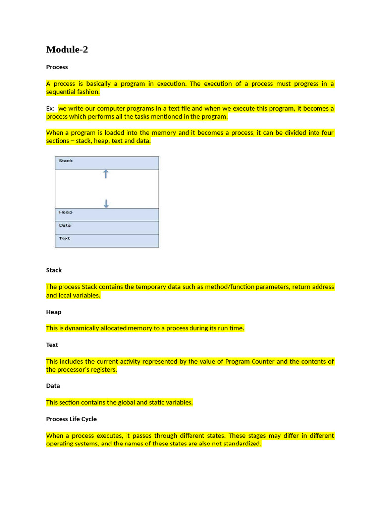 Understanding Process States in OS | PDF | Thread (Computing) | Process ...