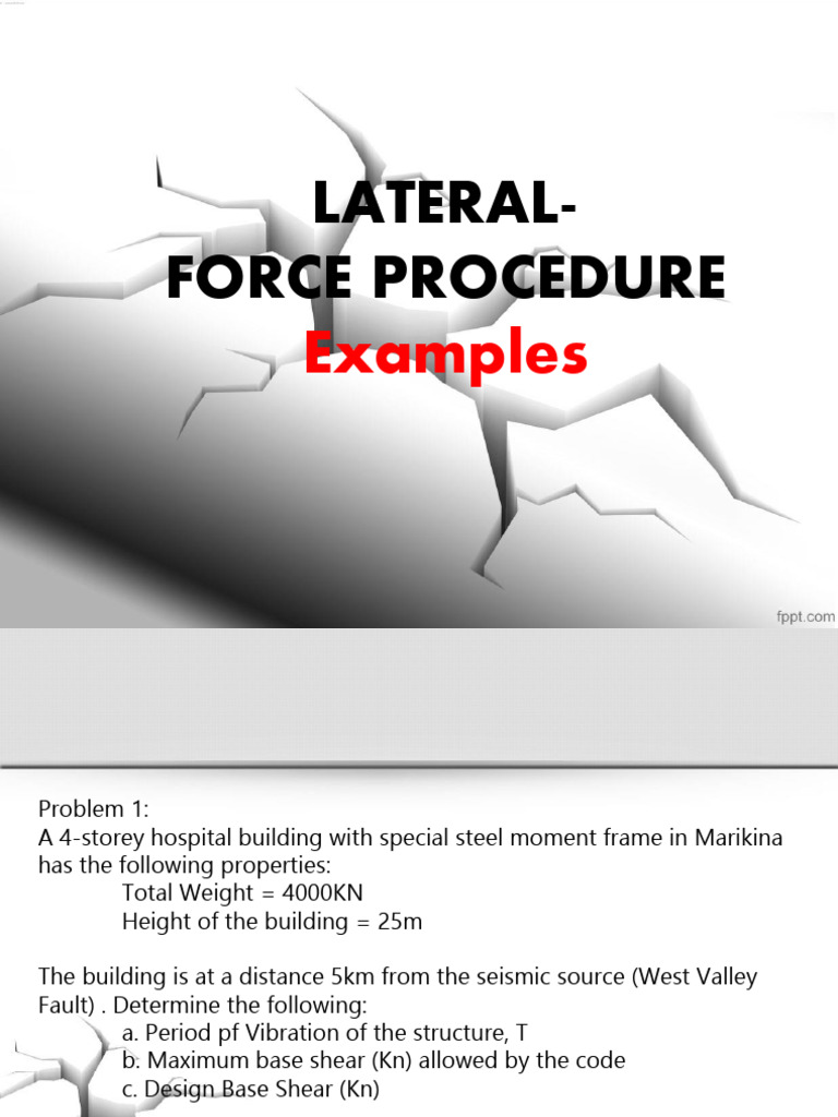 Lateral Force Procedure for Seismic Design | PDF
