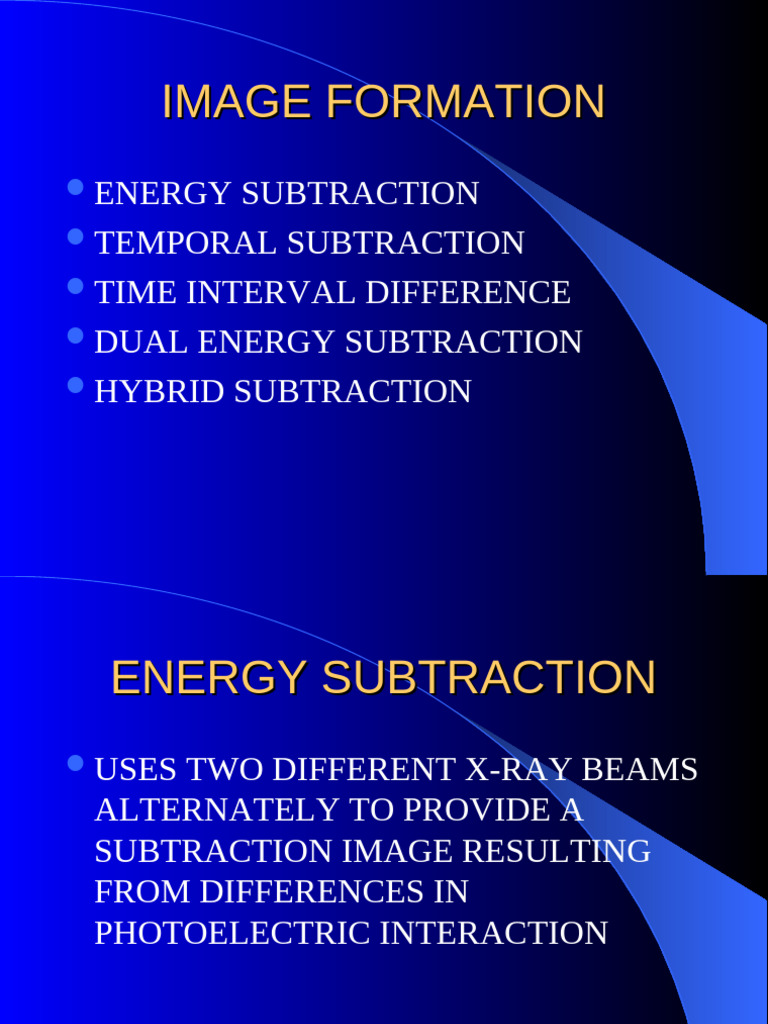 Digital Subtraction Techniques | PDF