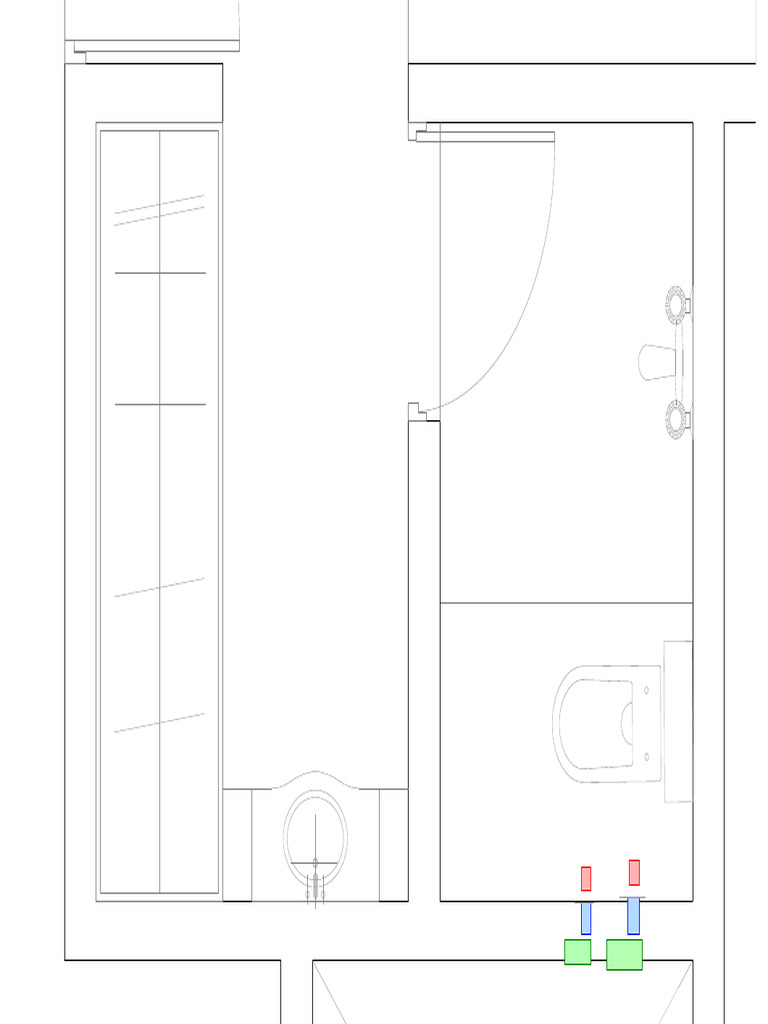 Toilet 1 Annotated Layouts | PDF