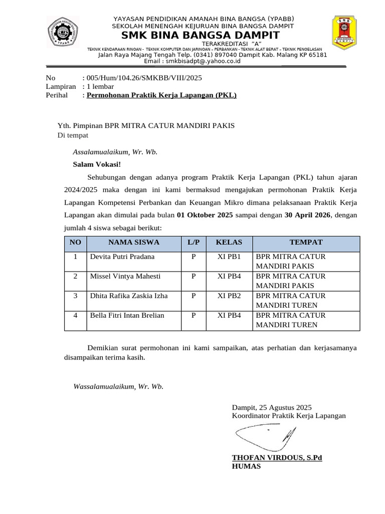 BPR MITRA | PDF