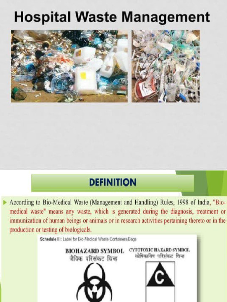 Biomedical Waste Management Overview | PDF