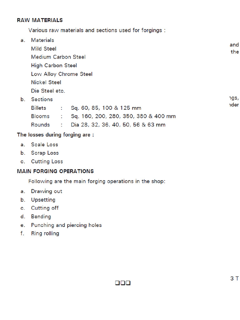 Forge Shop | PDF