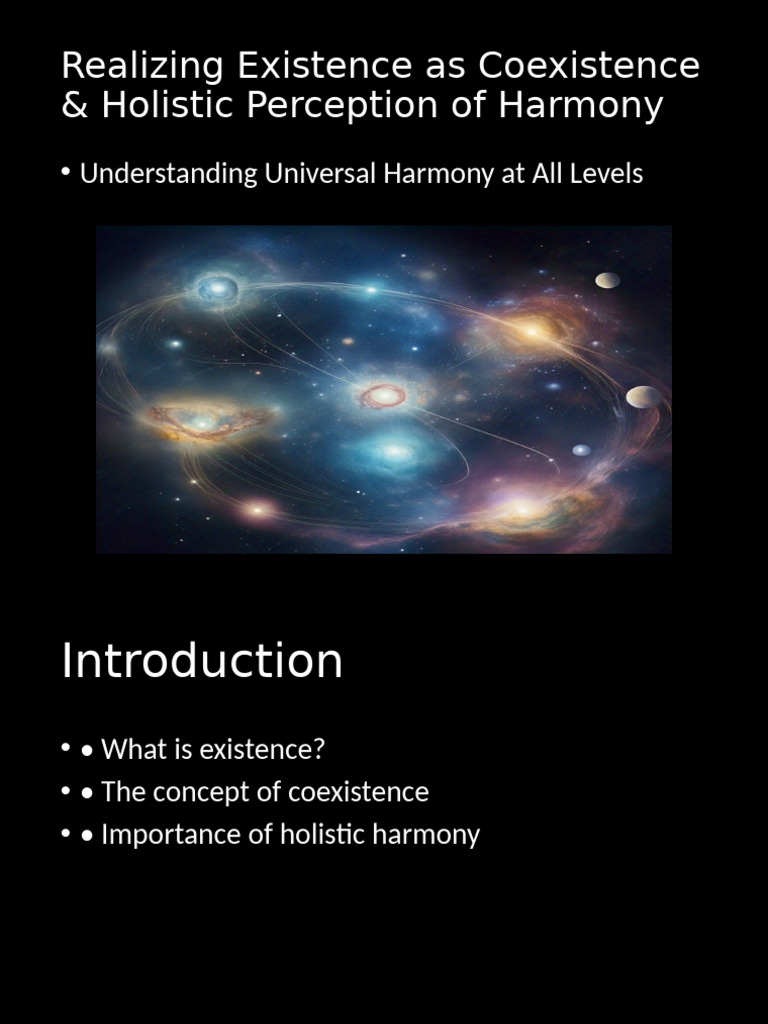 Realizing Existence As Coexistencee | PDF