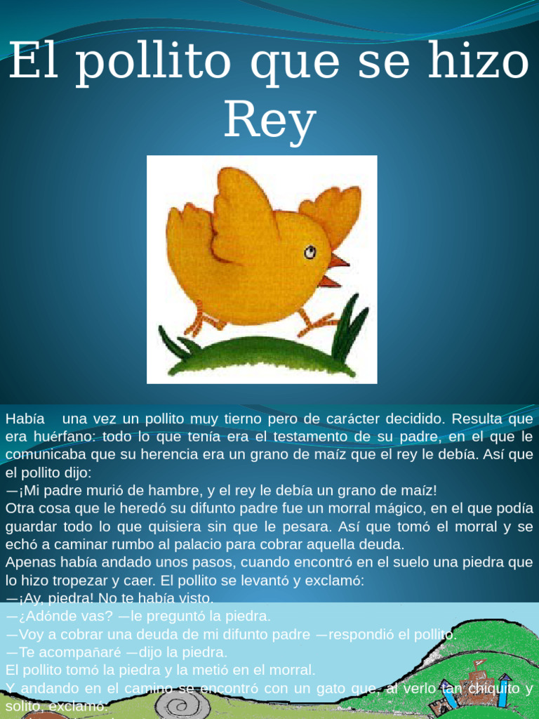 El pollito que se hizo rey | PDF