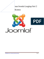 Panduan Joomla Lengkap Pengaturan Konten