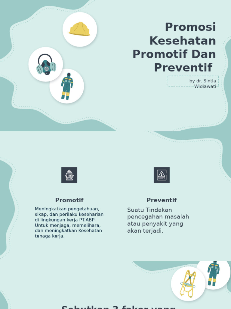 Promotif Dan Preventif | PDF