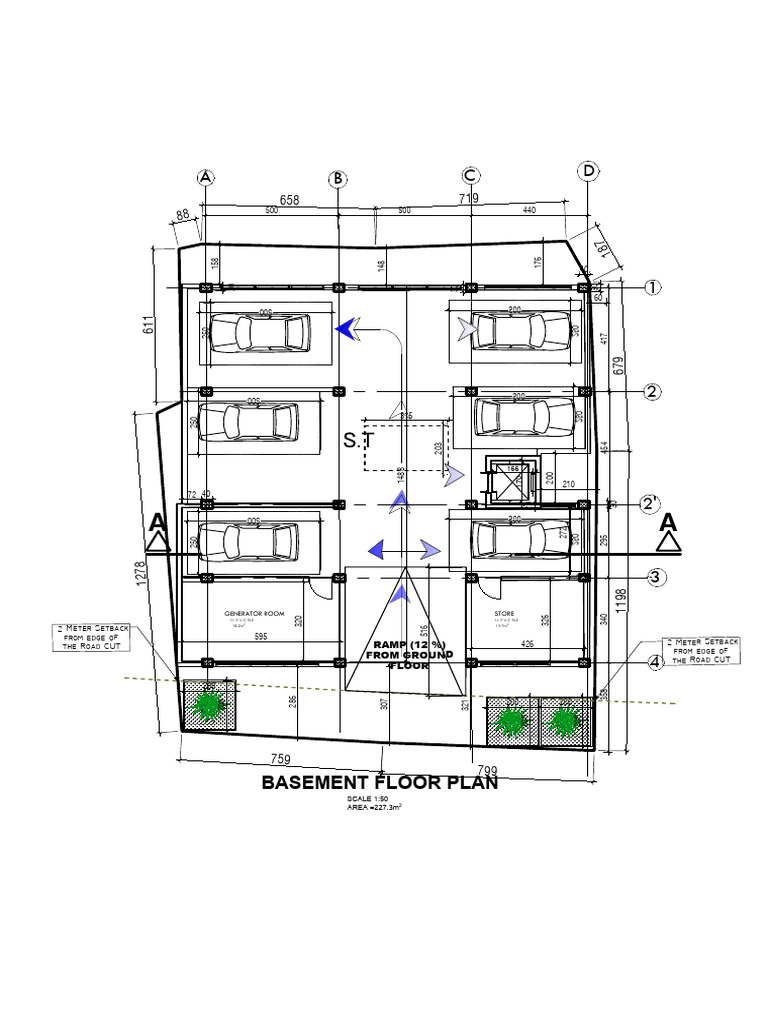 B+G+5+M Building [Architectural Design] | PDF | Interior Design
