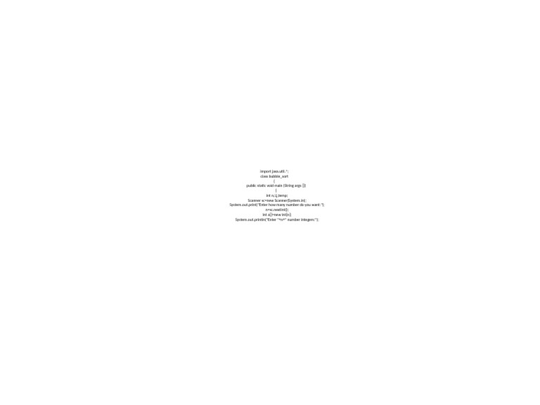 Java Bubble Sort Implementation Guide | PDF
