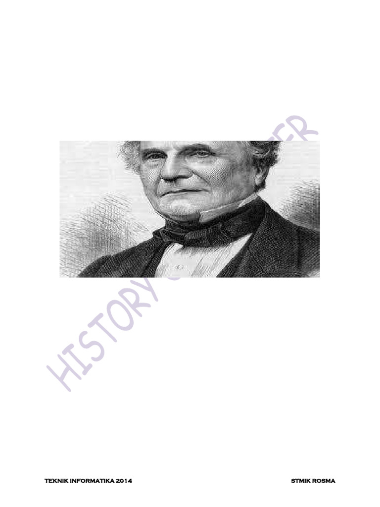 Sejarah Komputer dan Charles Babbage | PDF