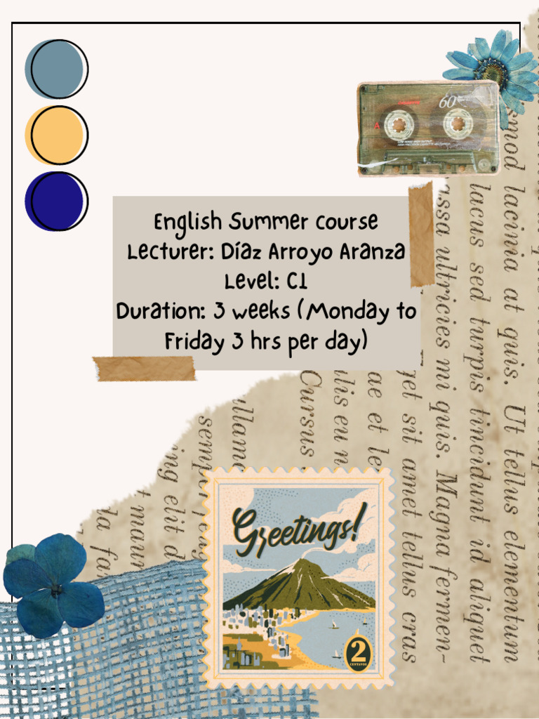C1 English Summer Course Overview | PDF | Reading Comprehension | Human ...