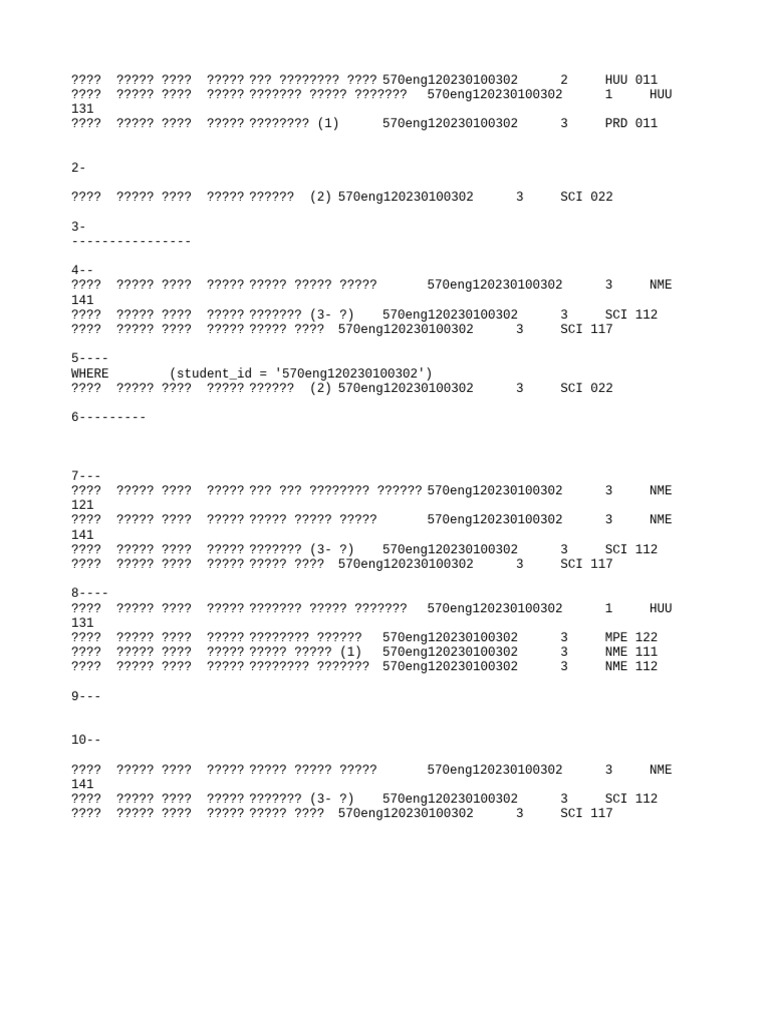 Registration Querys | PDF
