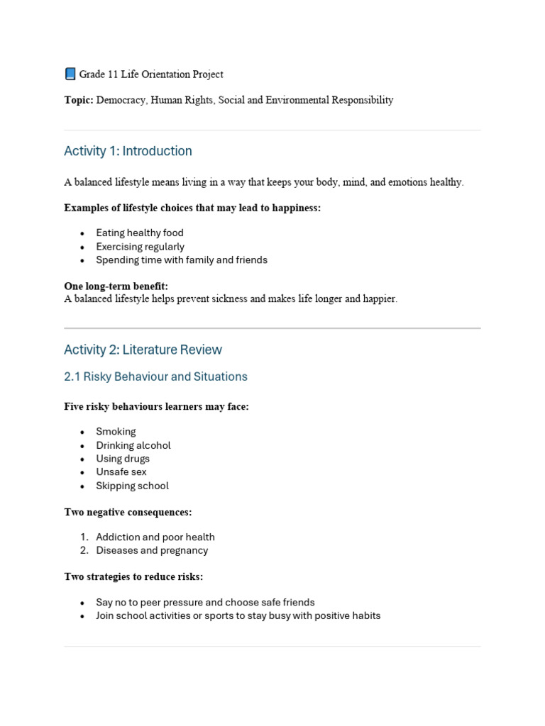 Promoting Healthy Lifestyle Choices | PDF | Social Psychology ...