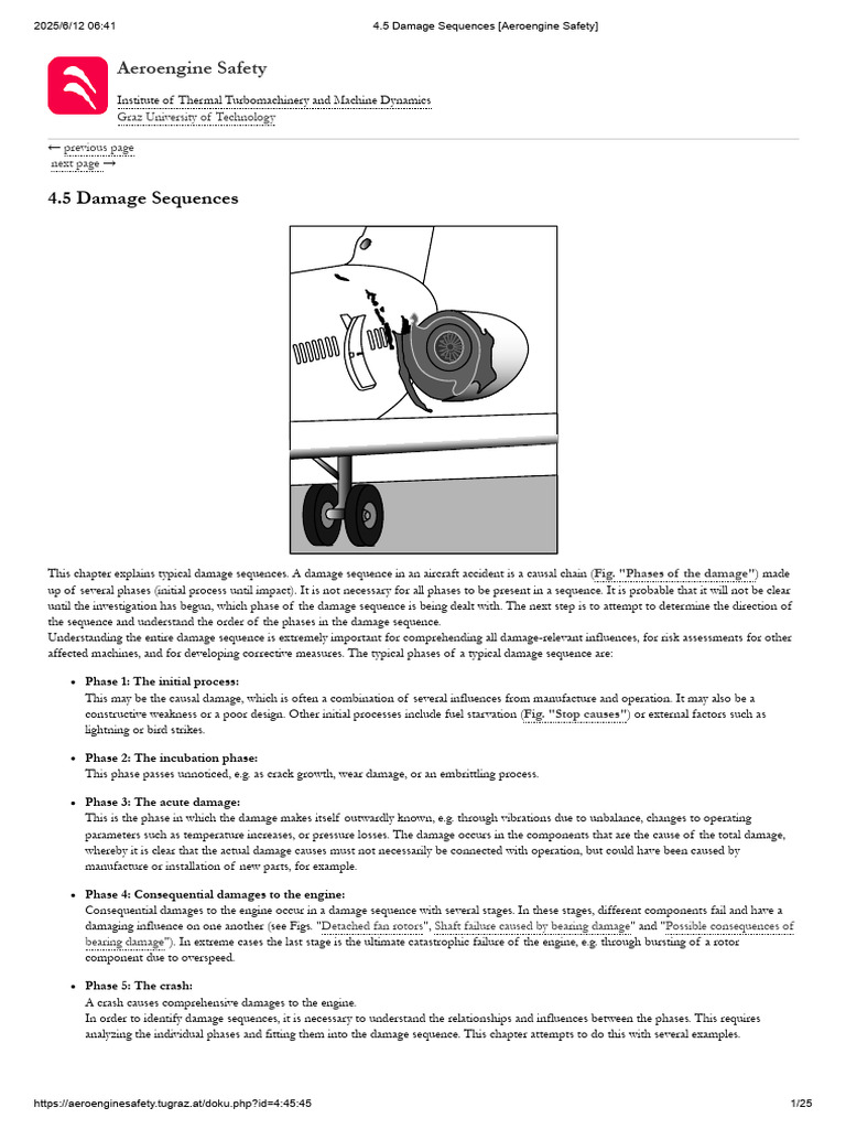 Understanding Aircraft Damage Sequences | PDF | Fatigue (Material ...