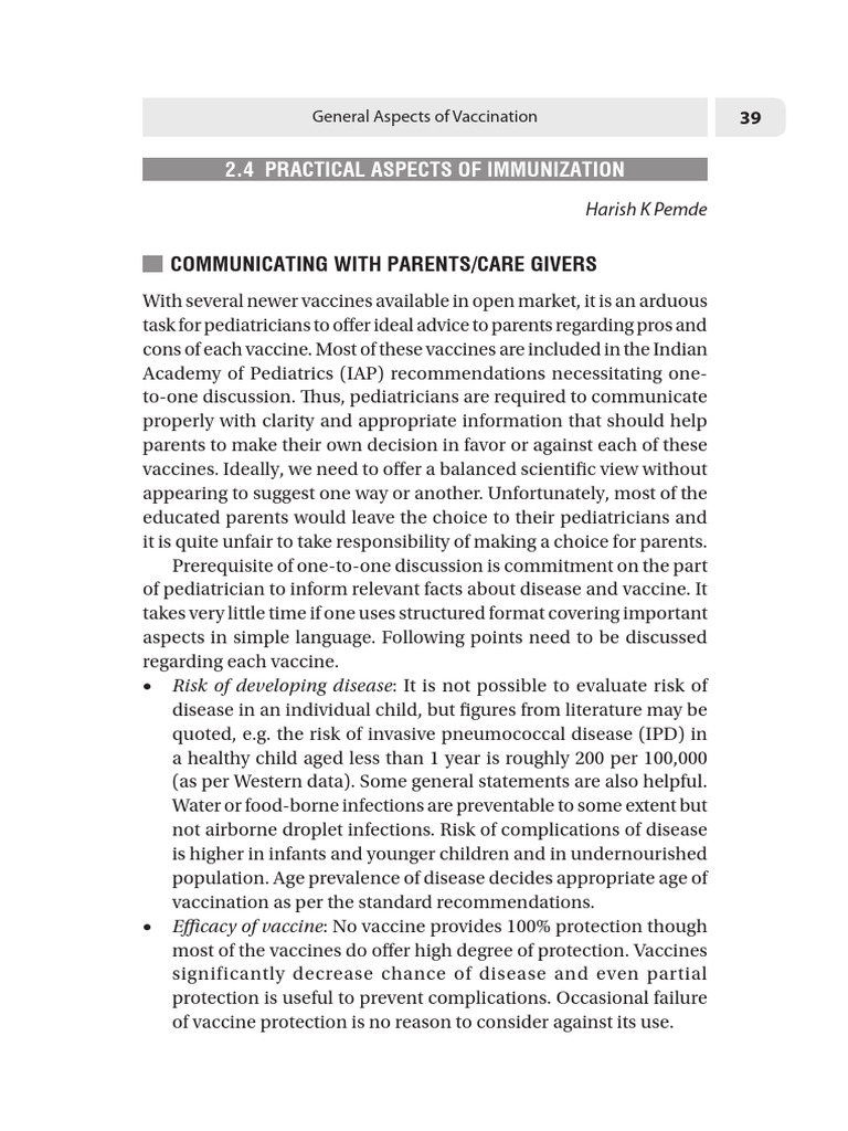 Effective Communication on Vaccination | PDF | Injection (Medicine ...