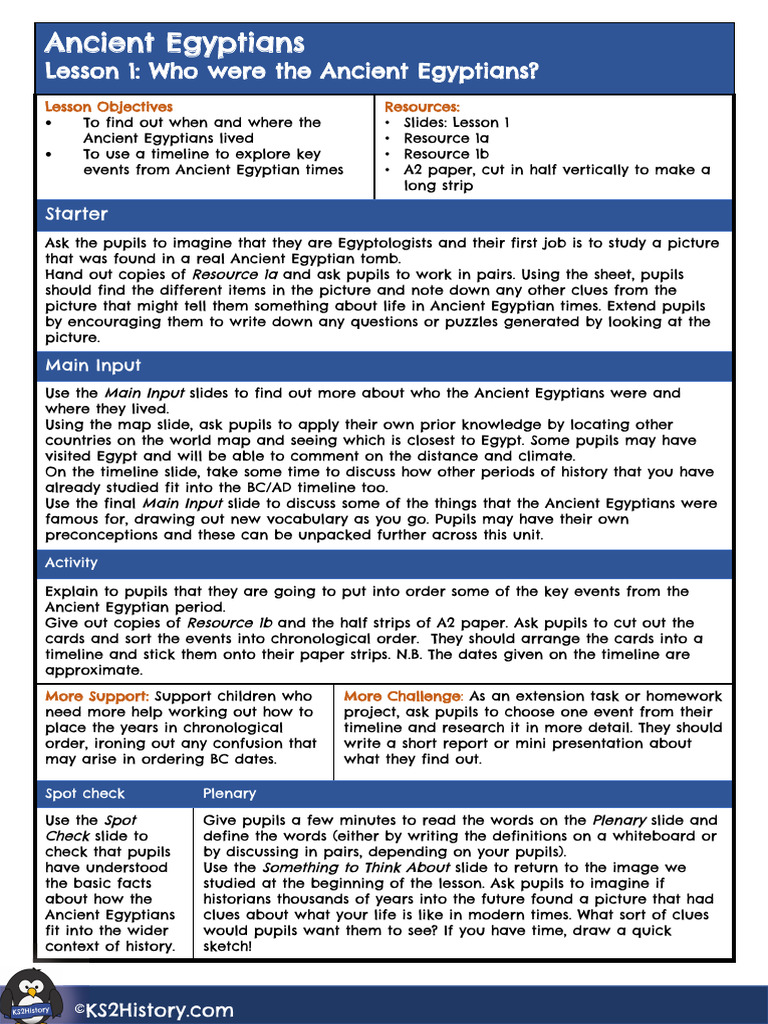 Ancient Egypt Timeline for 6th Graders | PDF | Ancient Egypt | Pharaoh
