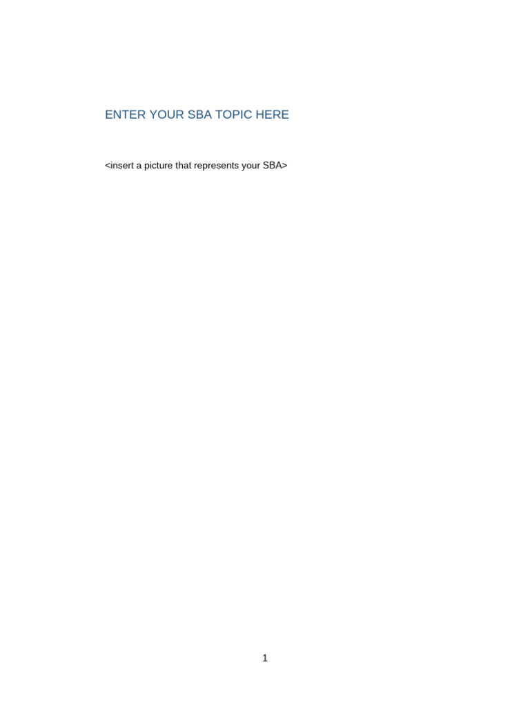 Math Sba Template | PDF | Data | Mathematics