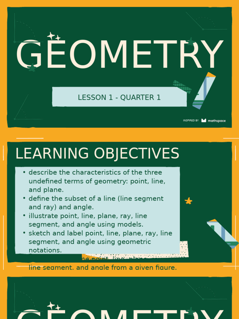 Geometry Basics: Points, Lines, Angles | PDF | Line (Geometry) | Angle