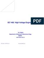 EE 1402 High Voltage Engineering: Dr.V.Rajini Department of Electrical & Electronics Engg Ssnce