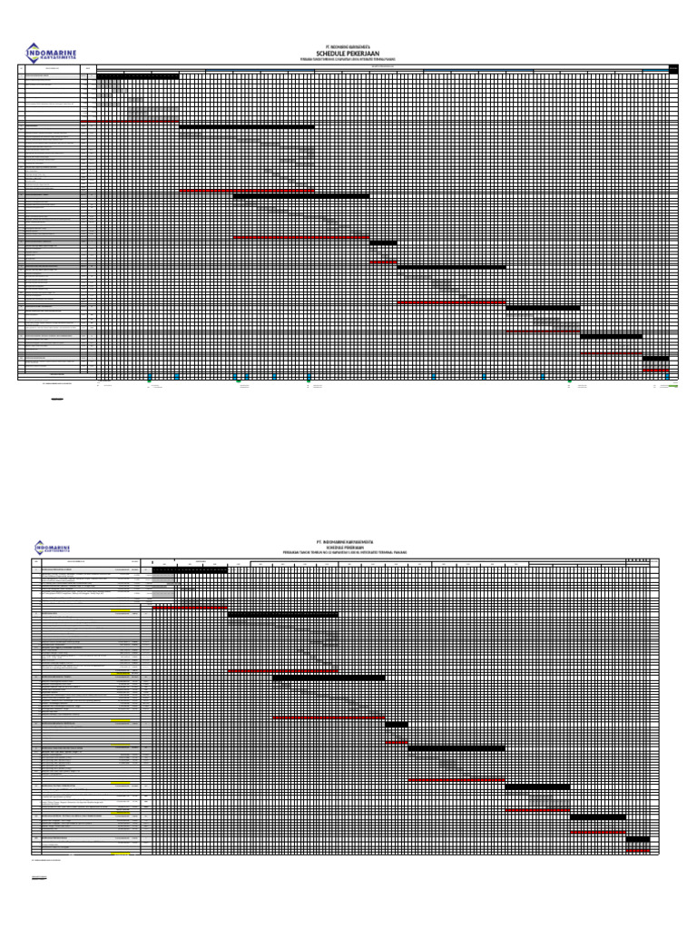 Schedule for Tank Repair Project | PDF