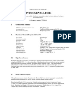 Chronic toxicity summary of hydrogen sulfide