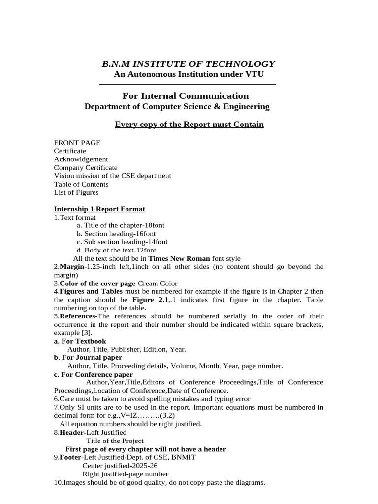 Report Format | PDF