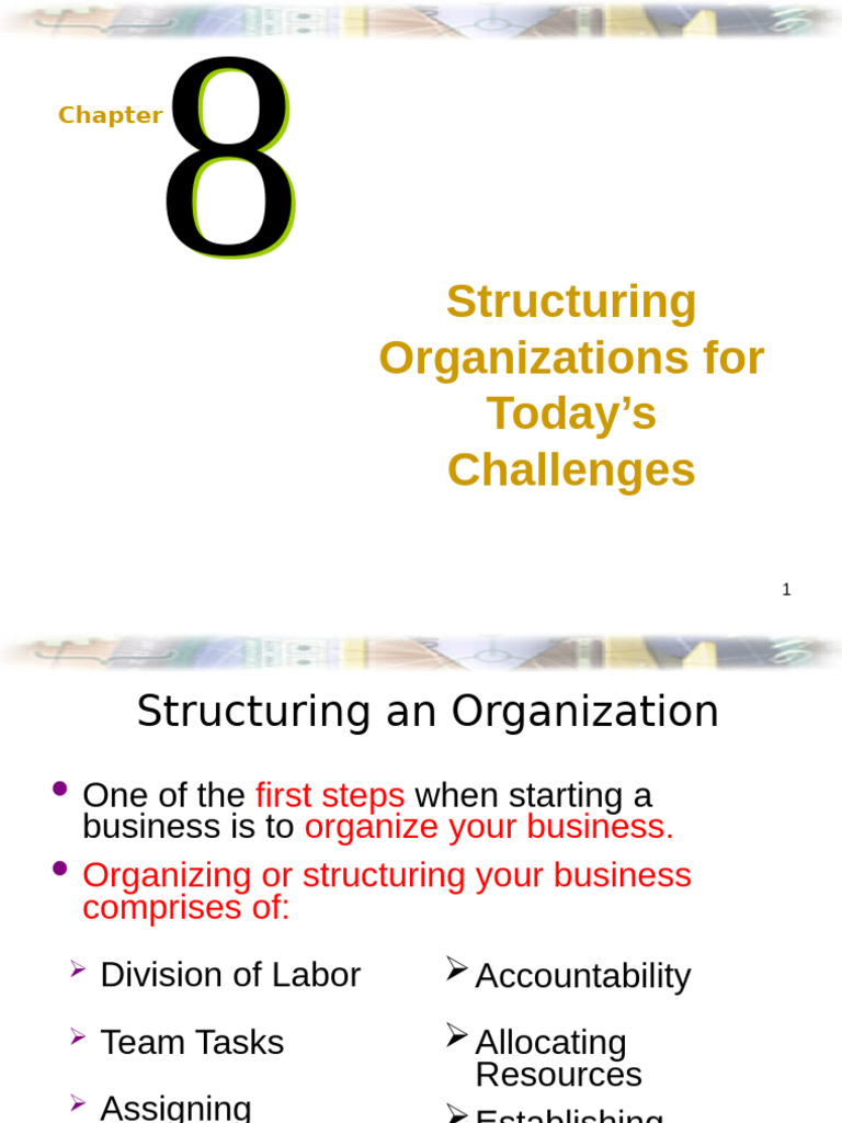 BUS201 Chapter 08 09 | PDF | Operations Management | Organizational ...