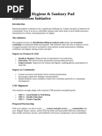 Dignity Kit Distribution Guidance Note | PDF | Dignity