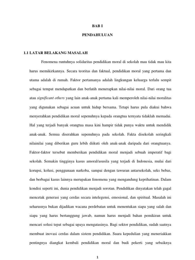 Contoh Latar Belakang Makalah Pkn Aneka Macam Contoh