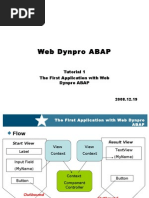 Tutorial 1 The First Application With Web Dynpro ABAP