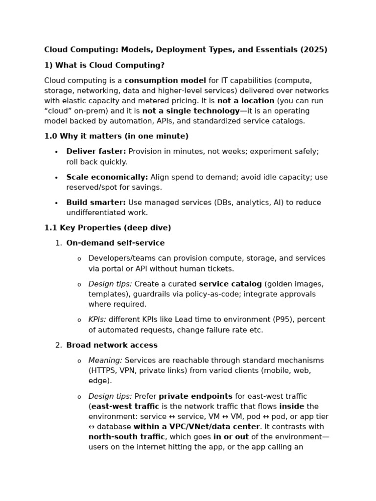 Cloud Computing Essentials Explained | PDF | Cloud Computing | Computing
