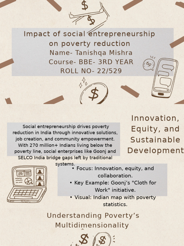 Social Entrepreneurship & Poverty Relief | PDF | Entrepreneurship | Poverty