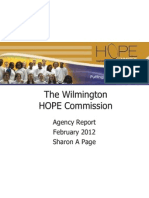 Agency Report - Wilmington Hope Commission