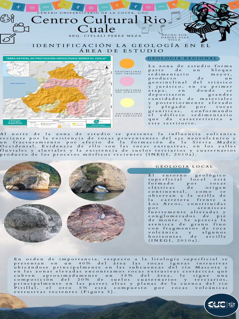 Geología Regional del Centro Cultural Cuale | PDF | Roca (geología ...