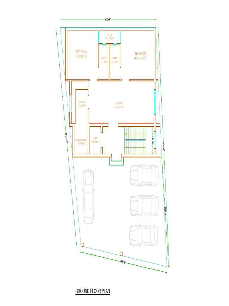Ground Floor Plan Dimensions and Layout | PDF