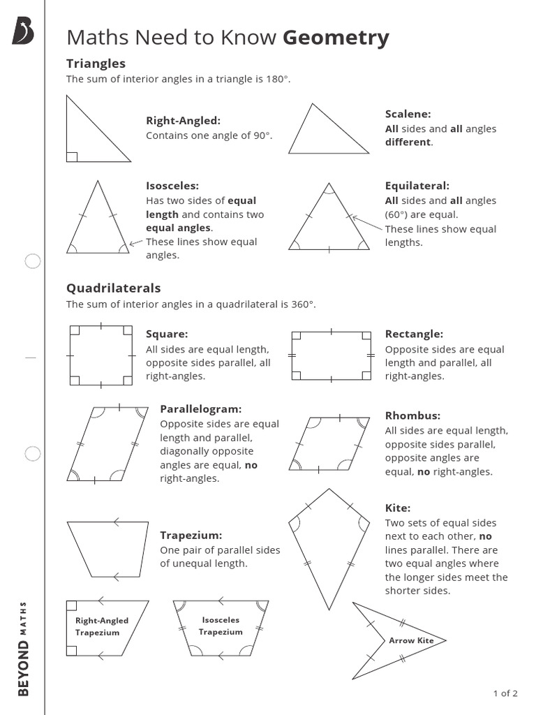 Geometry Basics: Triangles & Polygons | PDF | Triangle | Euclid