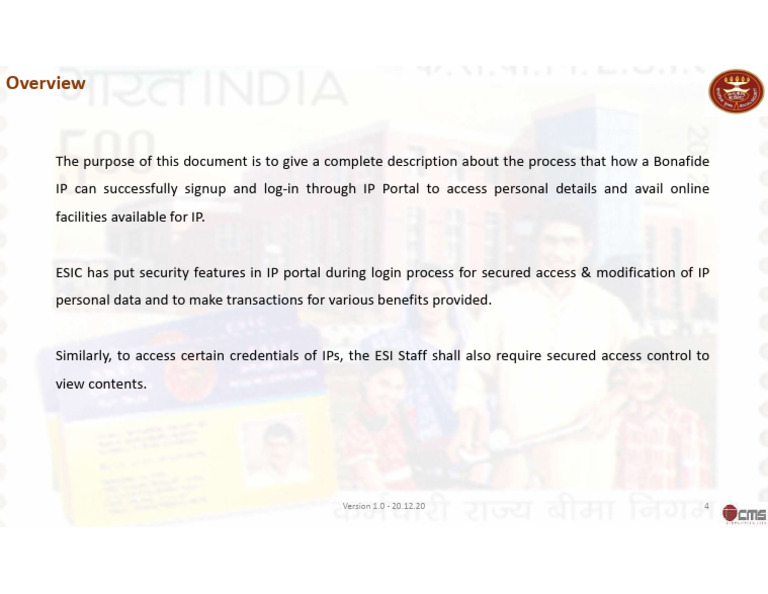 IP Portal Signup and Login Guide | PDF