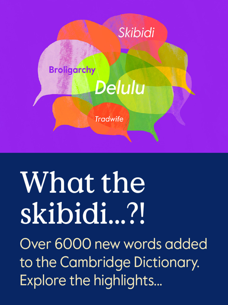 New Words Added To The Cambridge Dictionary 1756815843 | PDF