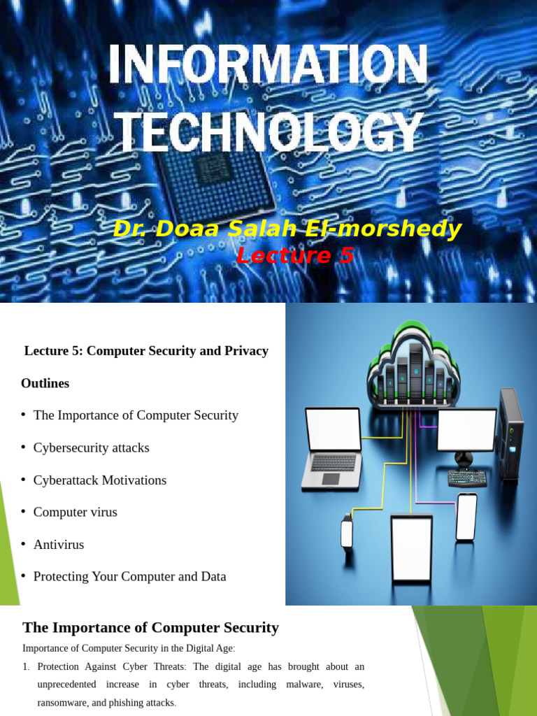 Computer Security and Cyberattack Insights | PDF | Malware | Computer Virus