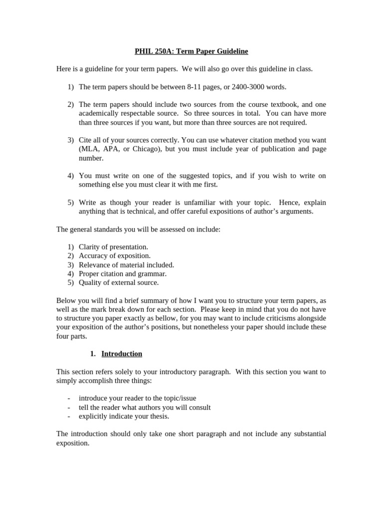 KC PHIL 250 Term Paper Outline - 11!24!2024, 8 - 39 - 27 AM | PDF ...