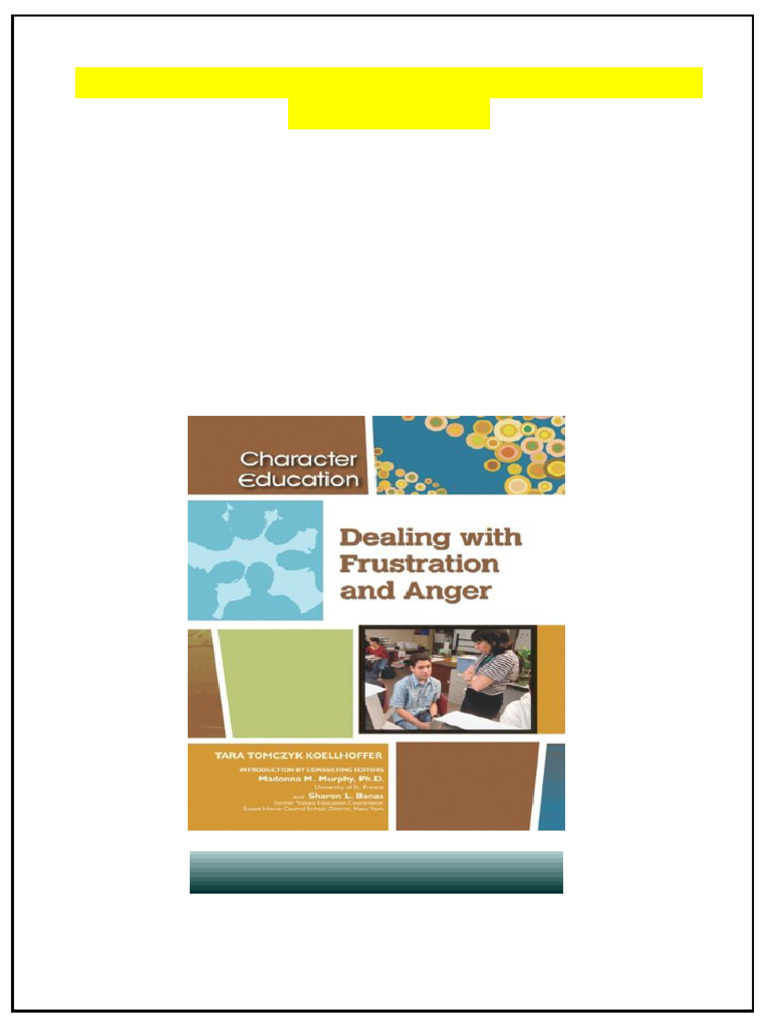 Dealing With Frustration and Anger Tara Koellhoffer Available Full ...