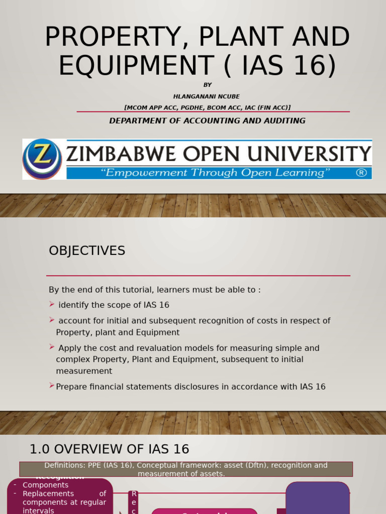 Understanding IAS 16: PPE Accounting Guide | PDF | International ...
