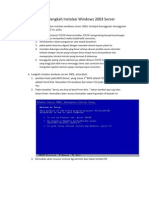 Instalasi Windows Server 2003