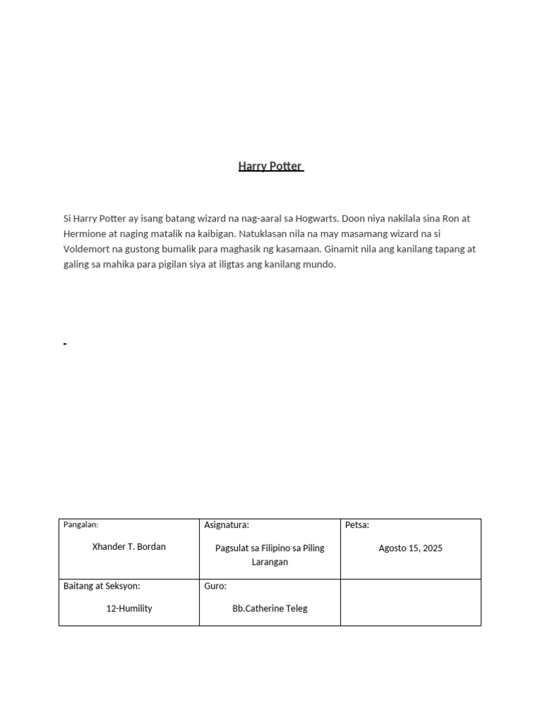 Buod | PDF