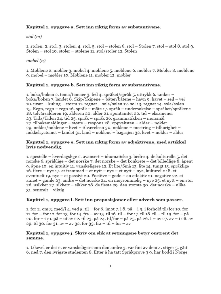 Fasit Det Går Bra 2013 | PDF