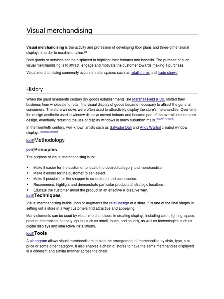 Visual Merchandising Strategies Explained | PDF | Retail | Retailing