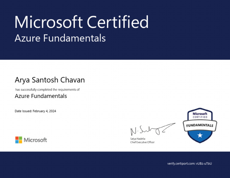 Azure Fundamentals Certification 2024 | PDF