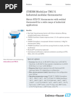 Endress-Hauser iTHERM TM411 EN | PDF | Pipe (Fluid Conveyance) | Metrology