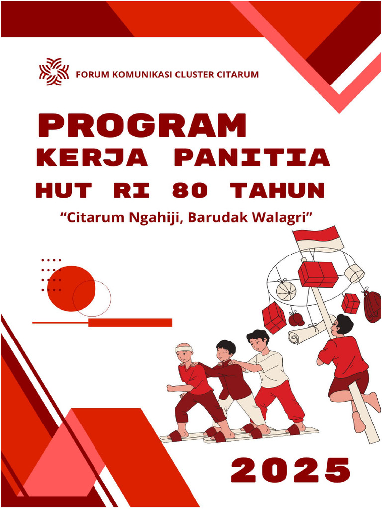Program Kerja HUT RI Ke-80 di Bogor | PDF